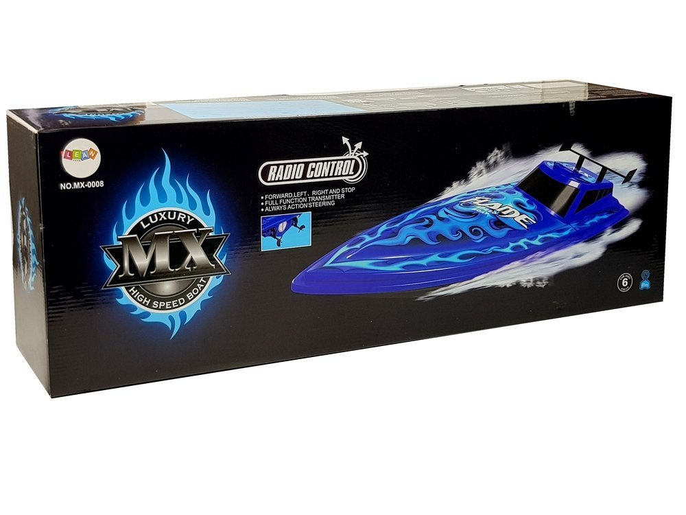 Duza Lodz Motorowka 78 cm Zdalnie Sterowana 27 Mhz Zasieg 30 m