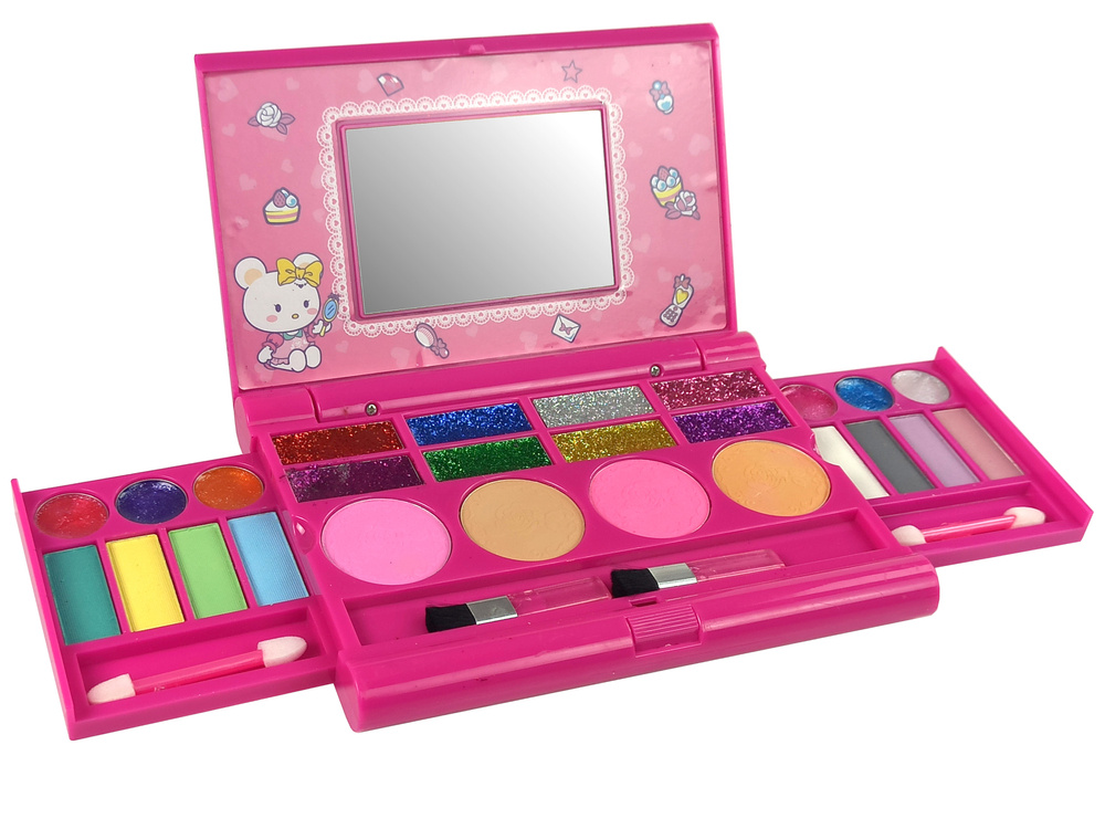 Zestaw Pieknosci Paletka Brokaty Lakier Do Paznokci Naklejki