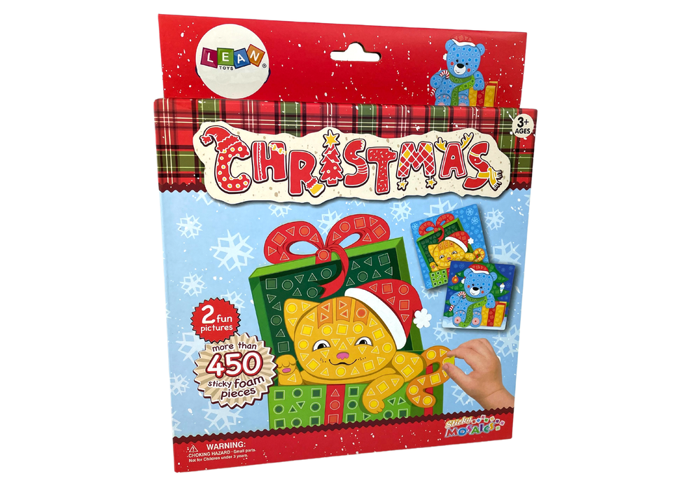 Zestaw DIY Kolorowa Mozaika Swieta Wyklejanka Kot Mis