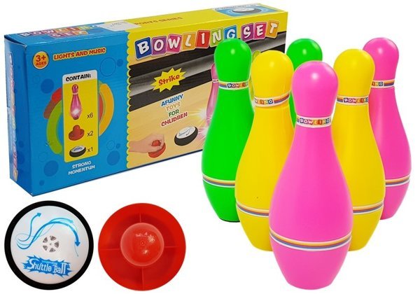 Bowling set with lights | Toys \ Games \ Gry Zręcznościowe