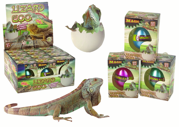 Hatching Magic Lizard Egg Growing 6 Cm Toys Figures