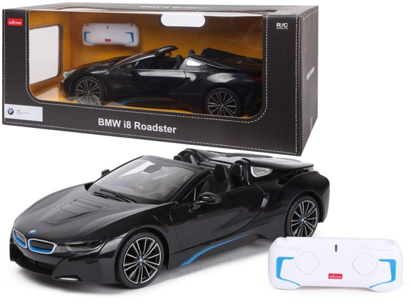 RASTAR-48400 BMW I8 Voiture télécommandée, 48400, Noir et Blanc, 1