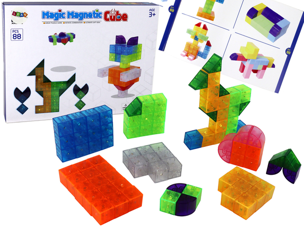 Magnetic Blocks Magic Cubes 88 pcs | Toys \ Building blocks \ Klocki ...