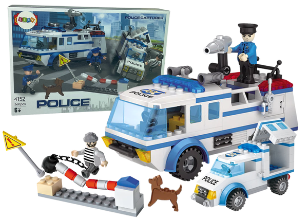 Police Car 368 Piece Chase Bricks Set | Toys \ Building blocks \ Klocki ...