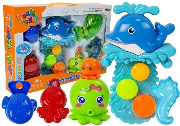 Dolphin Bathing Kit Sea Animals Plastic Waterfall | Toys \ Bath toys