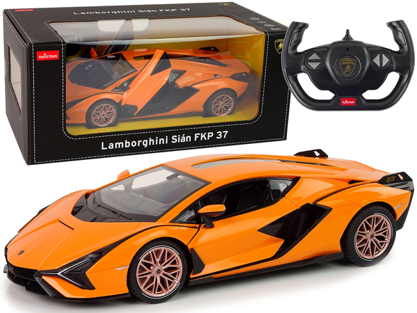 Car R/C Lamborghini Sian FKP 37 Rastar 1:14 Pilot Orange