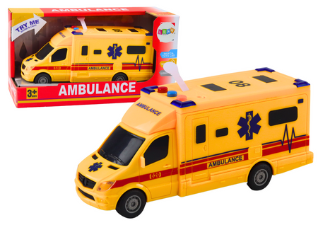 Auto Ambulance Lights Sound Yellow