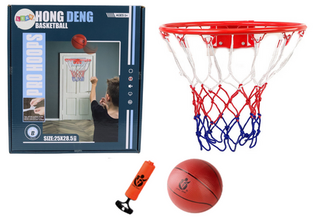 Basketball Hoop Ball Pump Set