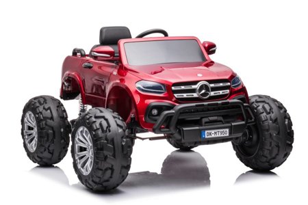 Battery Car Mercedes DK-MT950 4x4 Red Lacquered