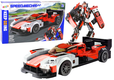 Building Blocks Vehicle Sports Car Robot Porsceh 963 347 pcs.