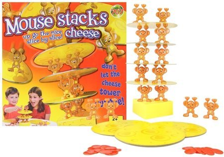 Cheese Tower with Mice Arcade Game Family Game