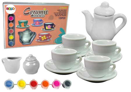 DIY Painting Tea Set, Ceramic Painting Kit for Kids Nepal