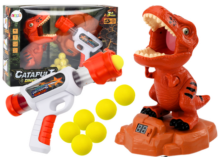 Dinosaur Shooting Game Arcade Ball Gun Set
