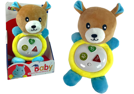 Educational Interactive Teddy Bear Brown Sound Melodies