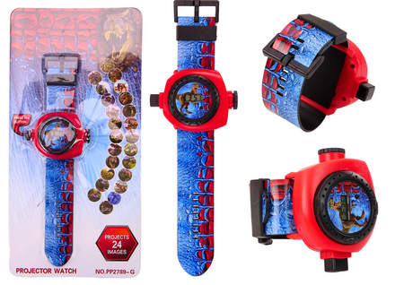 Electronic Watch With Dinosaur Projector 24 Slides