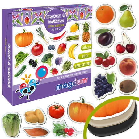 Fruit and Vegetable Magnet Set 50 pieces MV 6032-42