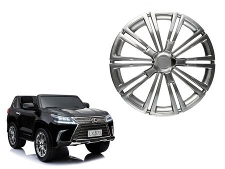 Hubcap for electric ride-on LEXUS