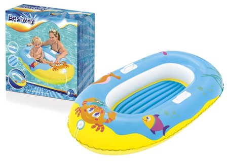 Inflatable Dinghy For Children 119 cm x 79 cm Blue Bestway 34009