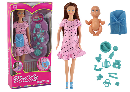 Anlily Children's Doll Long Blonde Hair Handbag Glasses Pink Blouse, Toys  \ Dolls, houses, buggys