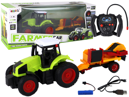 RC Remote Controlled Tractor and Trailer 1:16