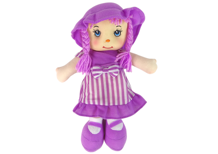 Rag doll Hugs Purple with stripes  Height 30 cm