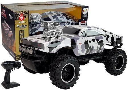 Off-road 6-wheel Remote Control Car Black 2.4 G, Toys \ R/C vehicles