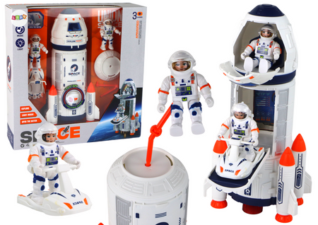 Rocket Spaceship Set Multifunctional Space Mission