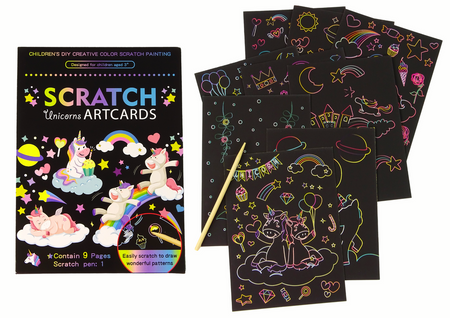 Scratch Art Unicorns