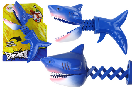 Shark Catcher Bite Toy Spring Blue