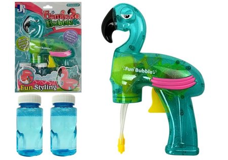 Soap Bubble Gun Flamingo Blue