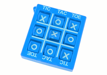 Tic Tac Toe Game 4.5 cm Blue