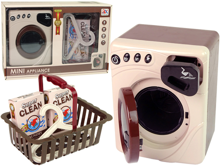Washing Machine Set Washing Basket Powder Household Appliance Hanger for Children