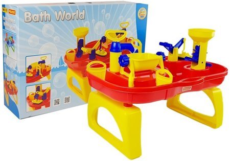 Water World Set No. 3 Water Table Playground Red and Yellow 40893