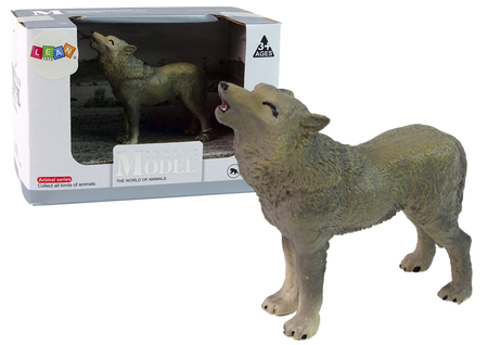 Wolf Grey Animal Figurine Set