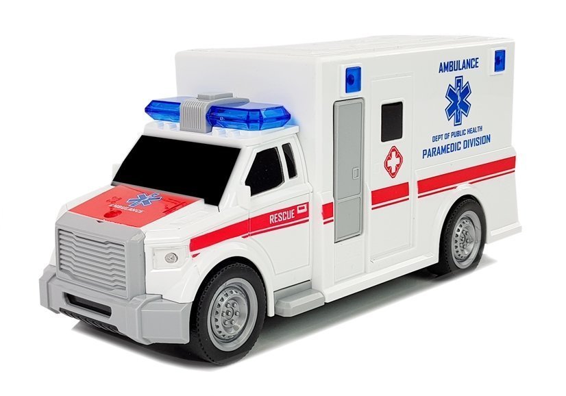 1:20 friction drive ambulance with sound | Toys \ Cars