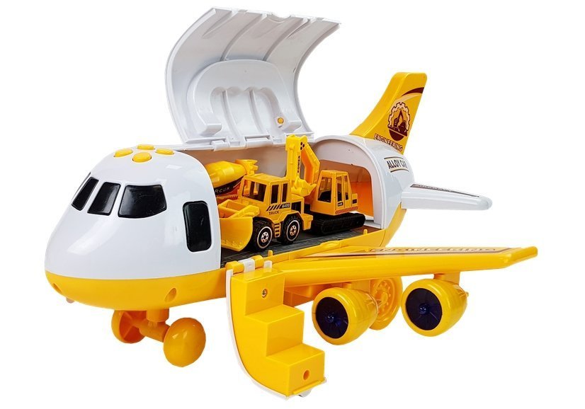 Aeroplane Construction Equipment Transporter Garage with Stretch 1:64 ...