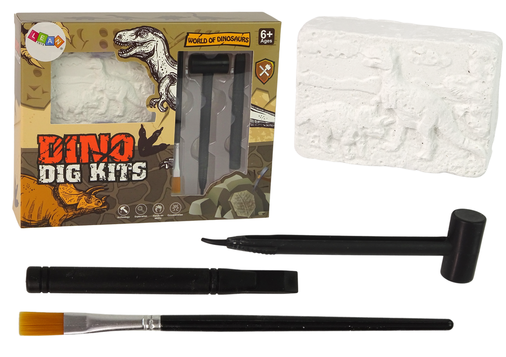 Archaeology Excavation Set Plaster Rock Dinosaur Surprise Toys