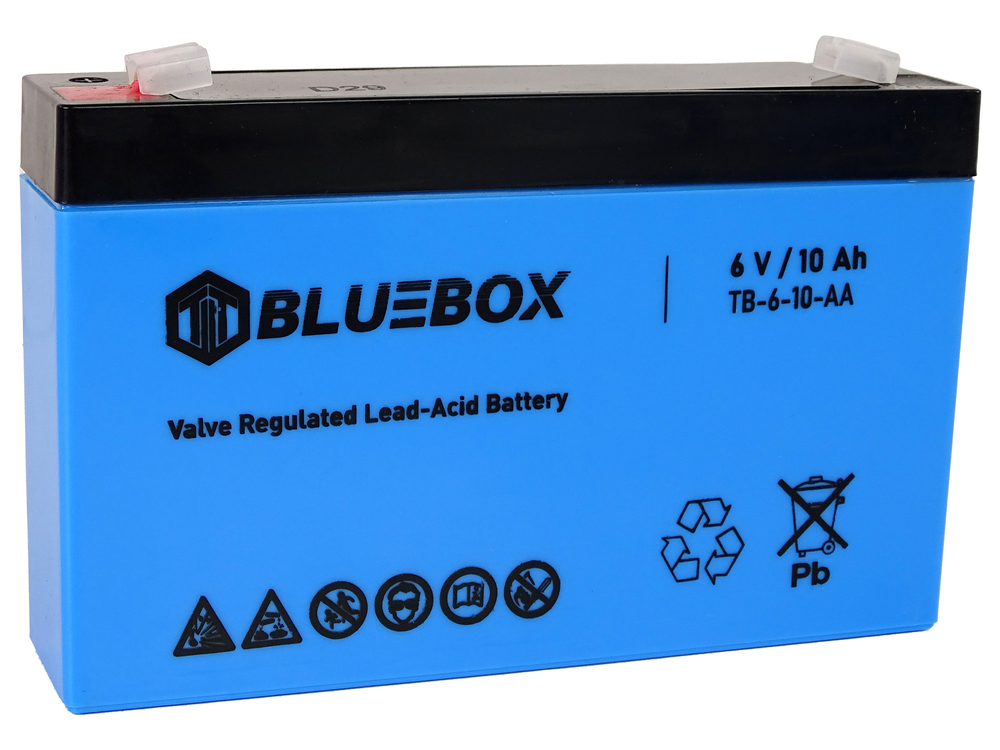 BLUEBOX VRLA AGM 6V 10Ah Gel Battery for Car Batteries Electric