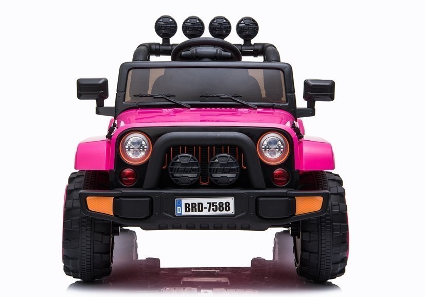 Pink jeep deals electric ride on