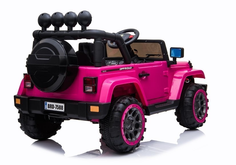 Pink jeep deals electric car