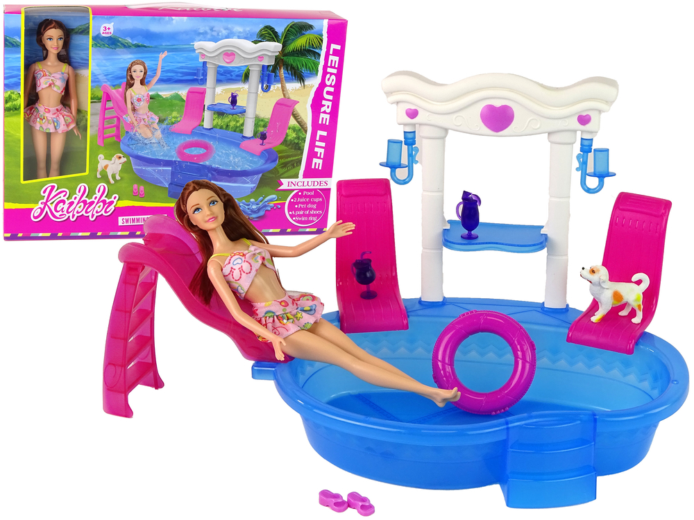 Sienna swimming pool doll & accessories set online