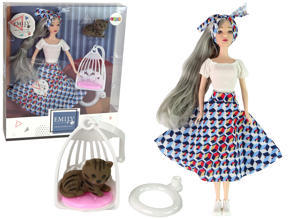 Grey hair hot sale barbie