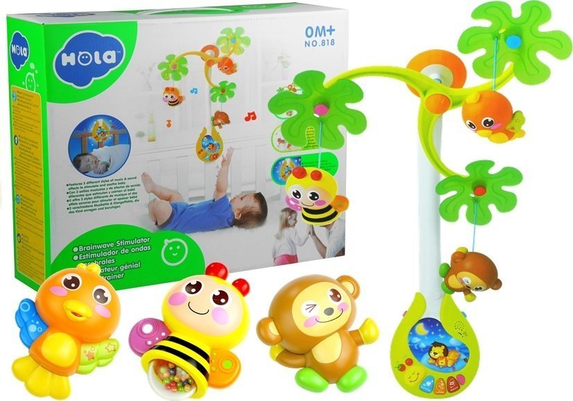 Baby mobile hot sale lights and sounds