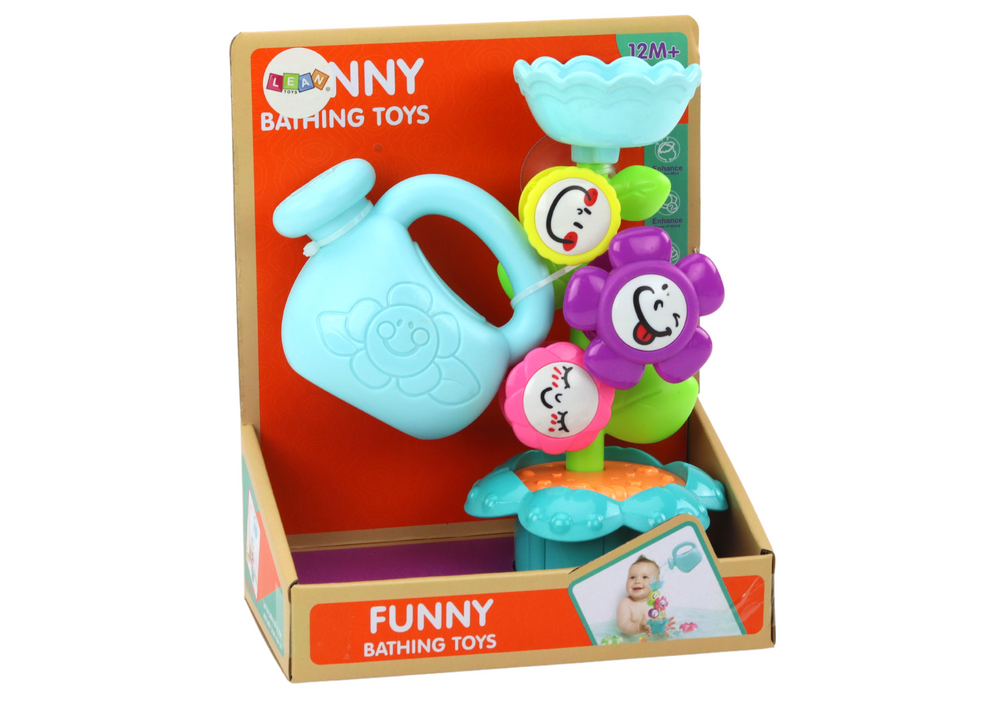 Bath Toy Colorful Flowers Watering Can | Toys \ Bath toys