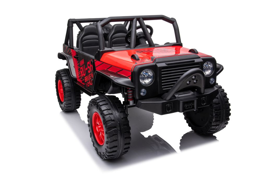 Battery Car Jeep QY2188 Red MP4 Electric Rideon Vehicles \ Cars