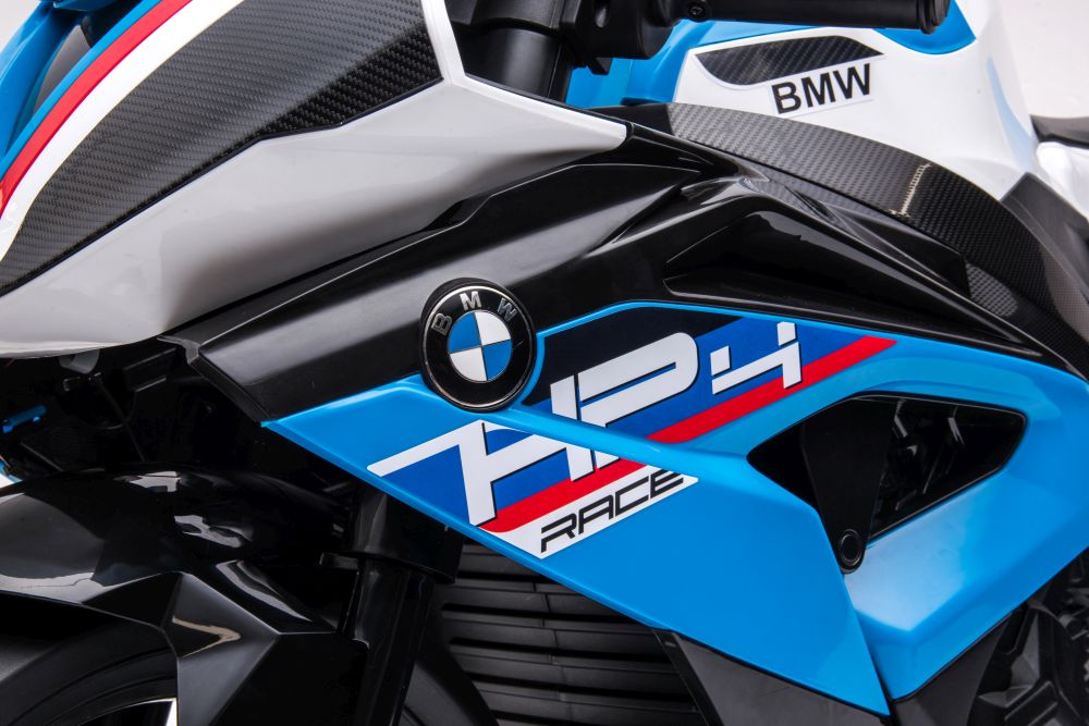 Battery-powered Motorcycle BMW HP4 Race JT5001 Blue | Electric Ride-on ...