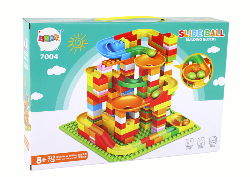 Bricks Set Creative Track Slide Balls 220 El. Toys \ Building blocks