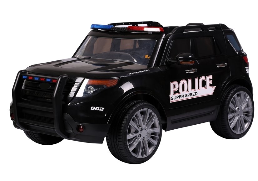 CH9935 Police Car Black - Electric Ride On Car | Electric Ride-on ...