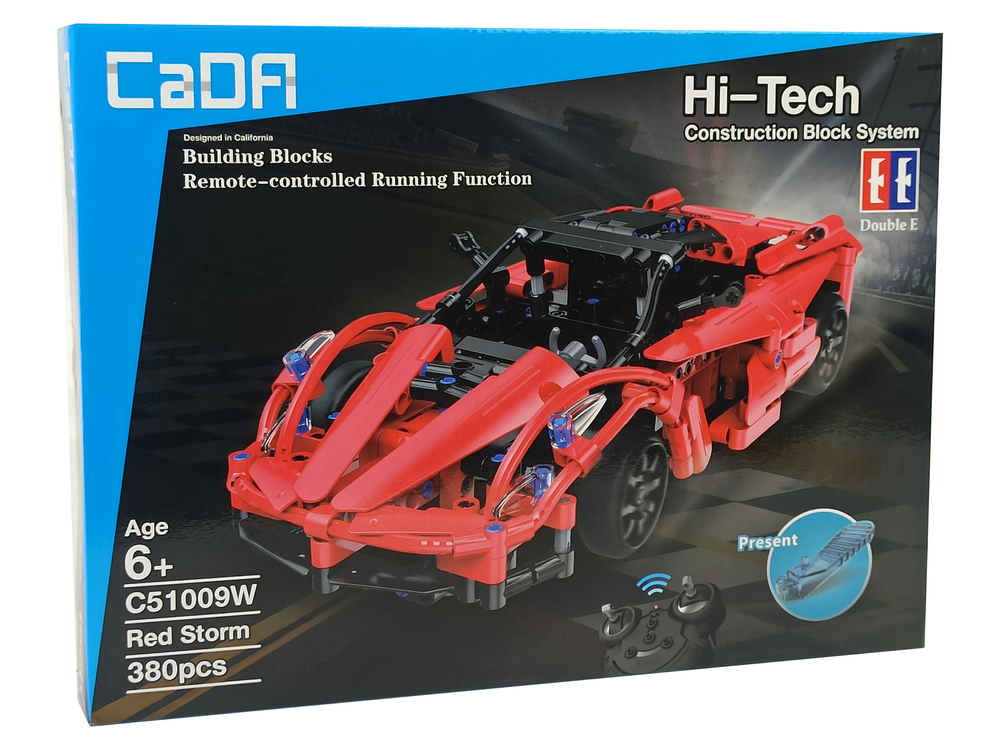 CADA Remote Control Racing Car Building BlocksRealistic Car Model