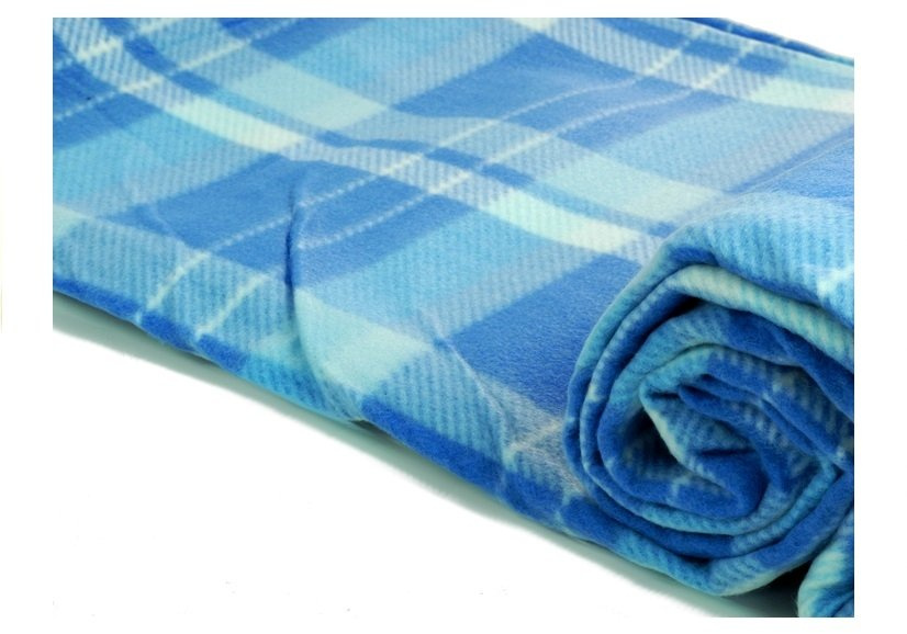 Checkered Picnic Blanket 150x250 Blue Other \ Turystyka